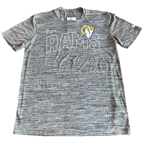 NWT Nike Los Angeles Rams Velocity Dri-Fit Shirt Sz Men's Medium - Picture 1 of 5